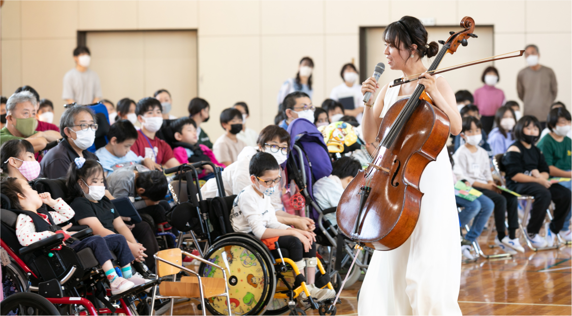 特別支援学校でのコンサート　オトのじかん ～MARUWAの音楽会～